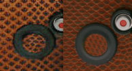 red karung leatherette