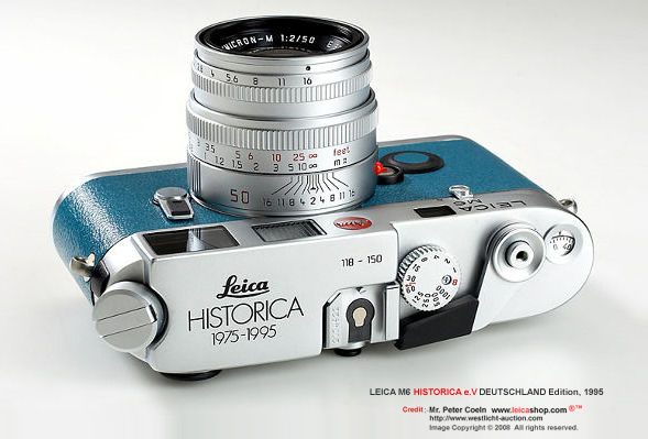 Leica M6 HISTORICA e.V Edition, 1995 for LEICA Historical Society of Germany 20th Anniversary