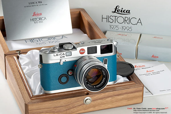 Leica M6 HISTORICA e.V Edition, 1995 for LEICA Historical Society of Germany 20th Anniversary with wooden box and relevant documentations