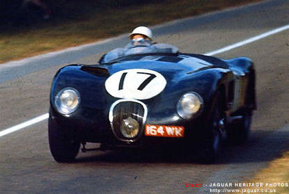 Jaguar XK120 LeMan racing
