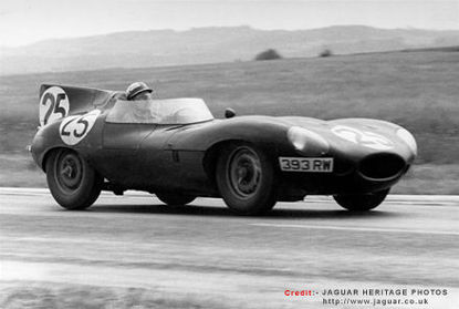 Jaguar XK120 LeMan racing