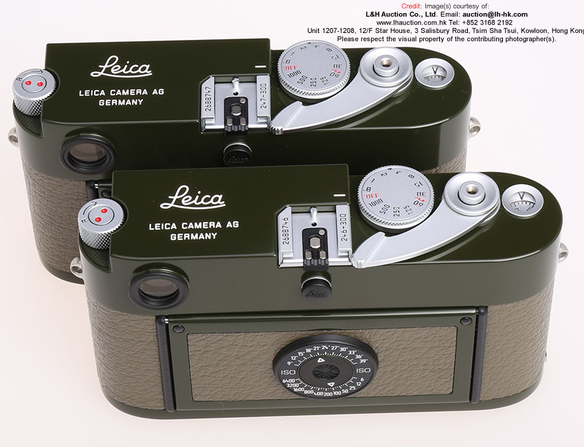 LEICA M6 SAFARI GREEN, 2000 rear section view 