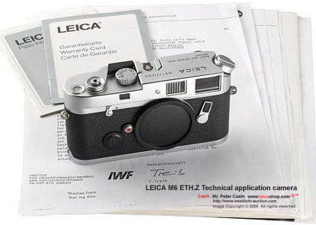 LEICA M6 ETH Zurrich edition with documentation 