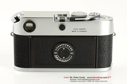 Leica M6 TTL 0.85X finder in chrome 10436 rear section