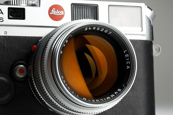 LEICA M6 Chrome body w/Summilux-M 1:1.4/50mm lens as supplied along with LEICA Traveller Kit Edition, 1994
