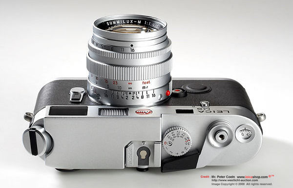LEICA M6 Chrome body w/Summilux-M 1:1.4/50mm lens as supplied along with LEICA Traveller Kit Edition, 1994

