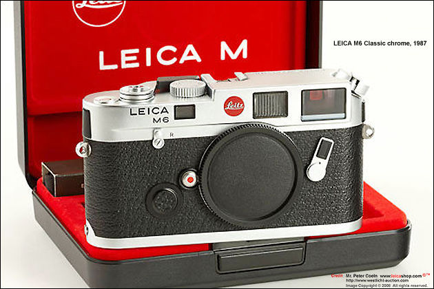 LEICA M6 chrome, 1987 with original box