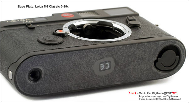 Top plate, Leica M6 chrome, 1995