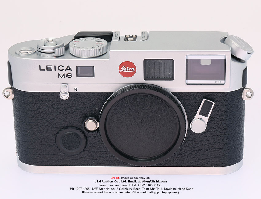 LEICA M6A front section view photo courtesy L&H Auction Hong Kong