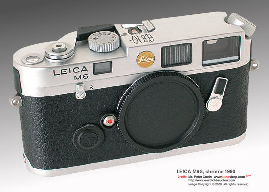 Leica M6G, Foto Ganz spec Leica M6 rangefinder camera body