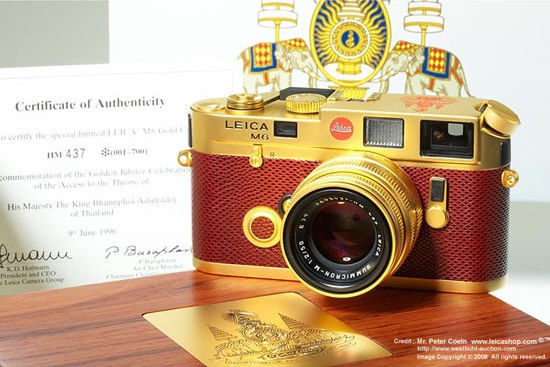 LEICA M6 King of Thailand commemoration rangefinder camera model