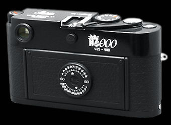 Rear view, LEICA M6 TTL 0.85x Black Paint DRAGON 2000 Special Edition rangefinder camera