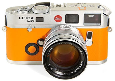 Leica M6 TTL  Qatar / Doha Al-Thani Photographic Competition Award Edition model in bright prange leatherette