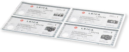 Stock / share certificate of LEICA AG
