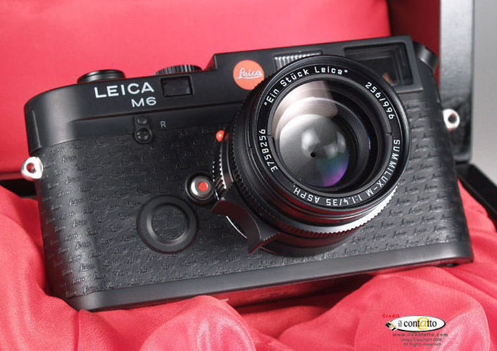 LEICA M6  Ein Stck Leica Brsengang 996 units Special Edition for IPO, 1996 with dedicated/matching 35mm f/1.4 ASPH wideangle lens
