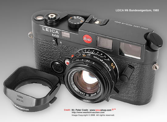 Leica M6 Military use Bundeseigentum model, 1985

