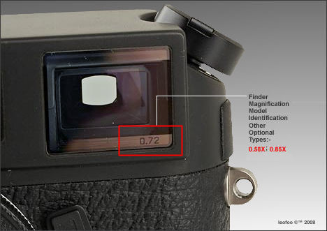 Leica MP Combined Range/viewfinder window