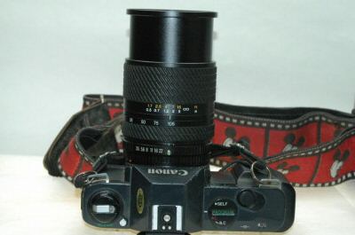 Canon T5 model - top