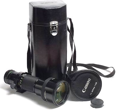 Canon 400mm f5.6 telephoto SETUP