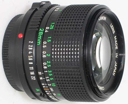 Canon FDn 28mm f/2.8