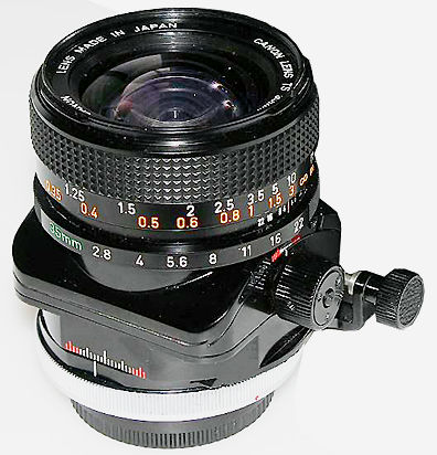 Canon FD TSE 35mm f2.8 