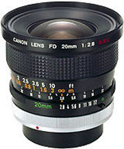 Canon FD 20mm f/2.8 SSC