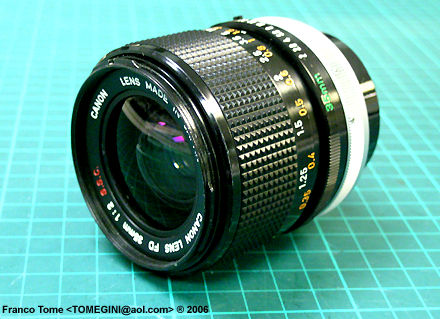 Early Canon FD 35mm f/2.0 S.S.C. Wideangle by Franco
