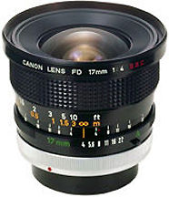 Canon Lens FD 17mm f/4 S.S.C.