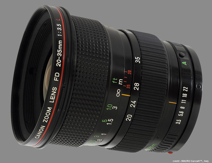 A rare Canon FD mount 20-35mm L-Zoom lens  lens by Marco Cavina