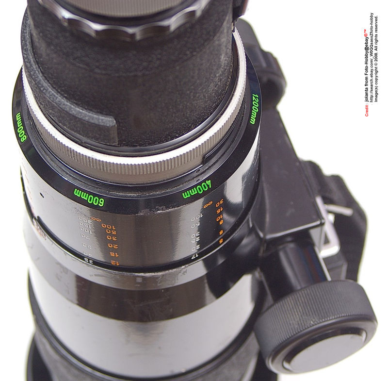 Rear lens mount section Canon super telephoto lens FL mount 800mm f/8.0