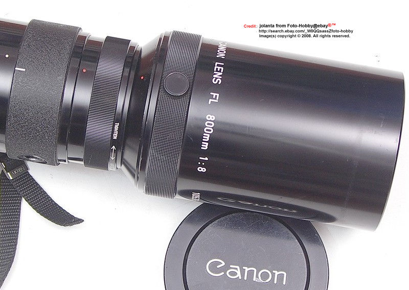 Canon super telephoto lens FL mount 800mm f/8.0 Front section