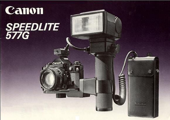 Canon 577G set, manual cover