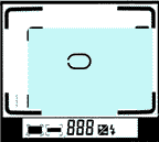 Rangefinder bright frameline for close-up on the Nikon 35Ti
