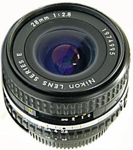 Nikon Series E wideangle 28mm f/2.8s