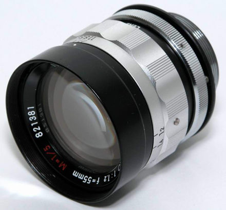 Nikon Nikkor-O 55mm F1.2 oscilloscope lens