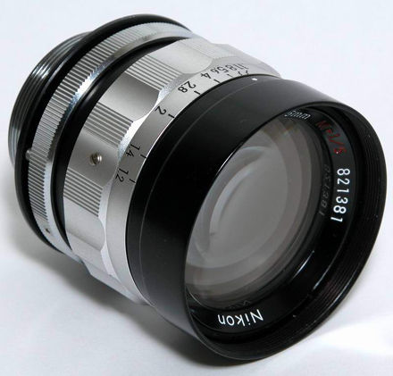 Nikon Nikkor-O 55mm F1.2 oscilloscope lens