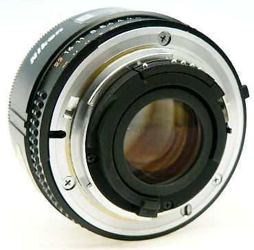 First generation of Nikon AF Nikkor 50mm f/1.8s Standard lens rear metal lens mount