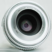 lens hood HN-35 mounted Manual Focus Nikkor 45mm f/2.8P Standard Lens