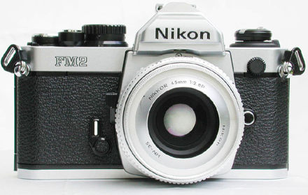 Nikon FM2N with Manual Focus Nikkor 45mm f/2.8P Standard Lens
