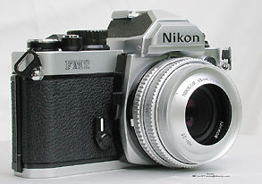 Nikon FM2N with  Manual Focus Nikkor 45mm f/2.8P Standard Lens