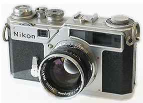 Nikon SP with  an old 5cm Rangefinder Nikkor standard lens  Nikkor-S 