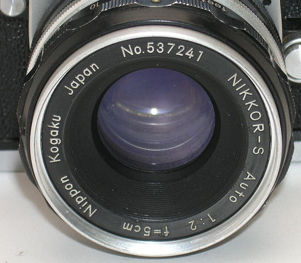 Nikon Nikkor-S AUTO 1:2 f=5cm old lens data
