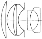 Optical contruction of a Nikkor-S 5cm f=1:1.4