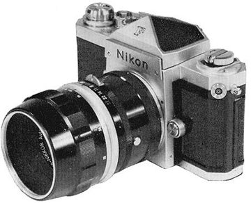 Nikon F with Micro-Nikkor 55mm f/3.5 AUTO