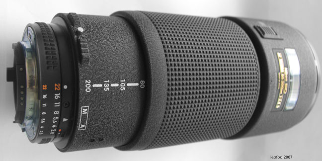Nikon second upgrade of the autofocus (AF)  Nikkor 80-200mm f/2.8D ED Zoom lens