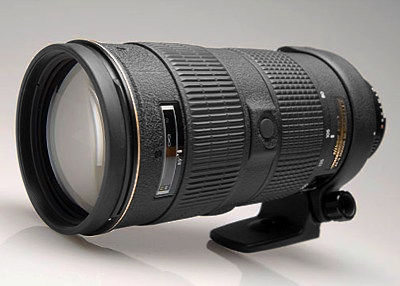 Nikon AFS Zoom 80-200mm f/2.8D IF-ED side view