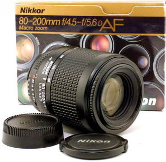 Basic set of a ED Zoom lens 80-200mm f/2.8D