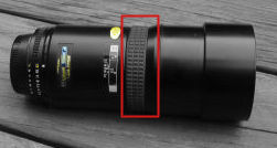Second version of the AF Nikkor 180mm f/2.8 IF ED with broader rubber focusing ring
