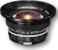 old non Ai Nikon Manual focus Nikkor 18mm f/4.0  ultrawideangle lens
