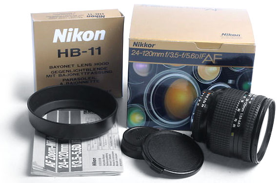 System accessories for Nikon autofocus  Nikkor 24-120mm zoom 